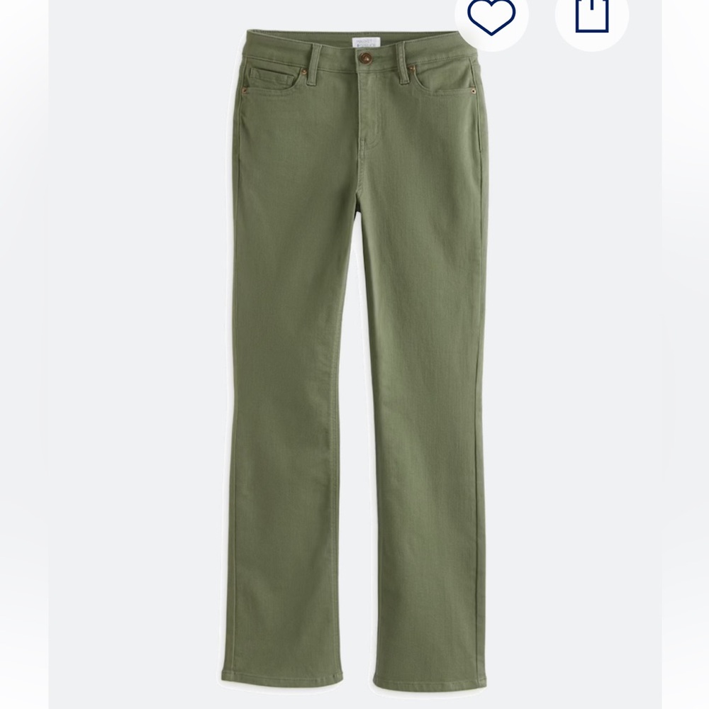 Market & Spruce Olive Straight Leg Pants
